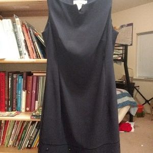 Navy blue sheath dress